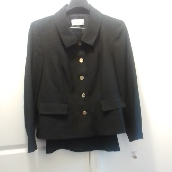 NWT 2 Piece Classic Black Women Suit